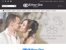 Tablet Screenshot of eitherorejewelersonline.com